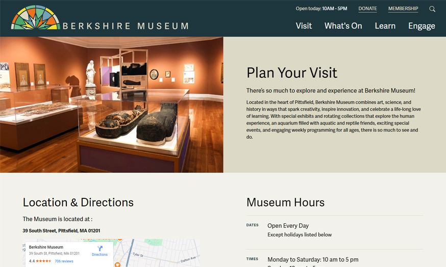 berkshire museum website